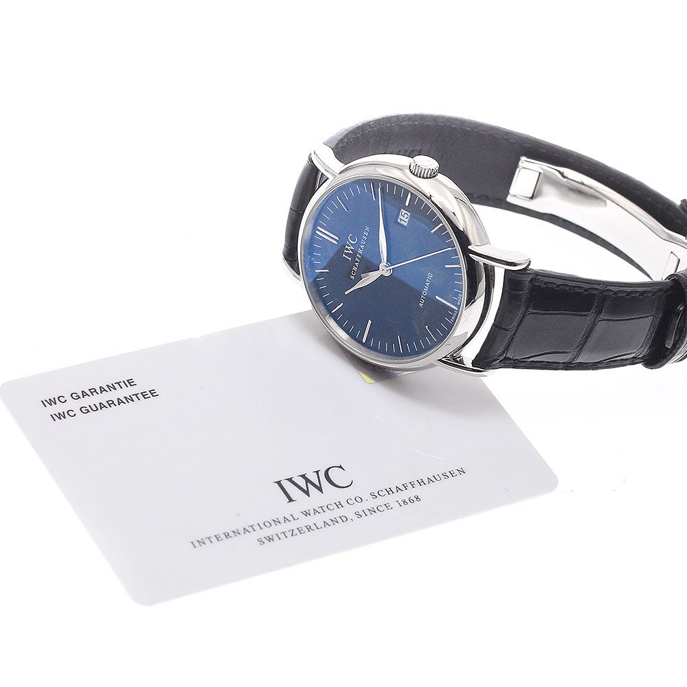 IWC IWC SCHAFFHAUSEN IW356305 ポートフィノ デイト 自動巻き メンズ