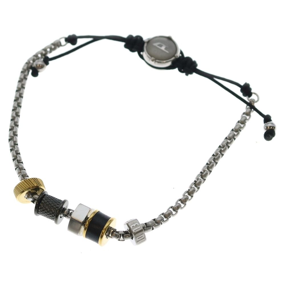 DIESEL (ディーゼル) チェーンブレスレット シルバー/ゴールド DX1392 