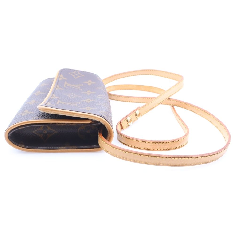 LOUIS VUITTON ポシェットツインPM モノグラム ショルダーバッグ