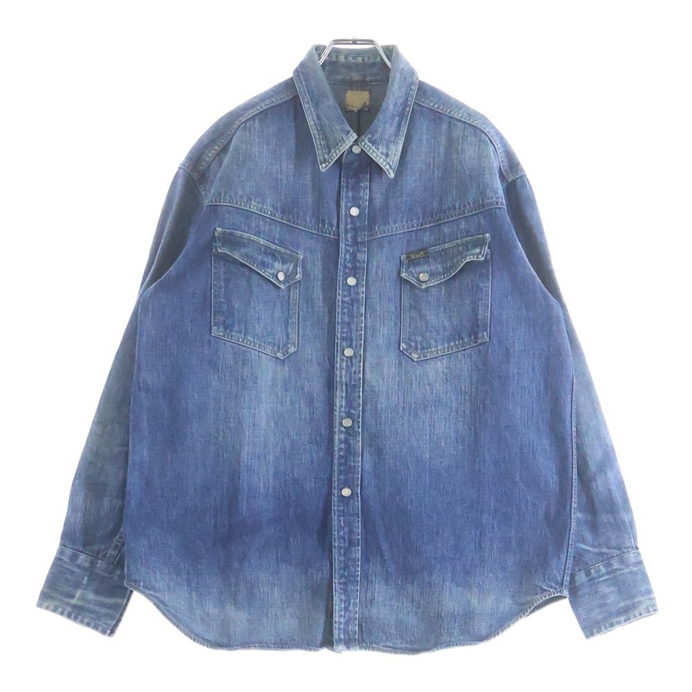 YANUK (ヤヌーク) x藤原裕 Western Shirt デニム 長袖ウエスタンシャツ