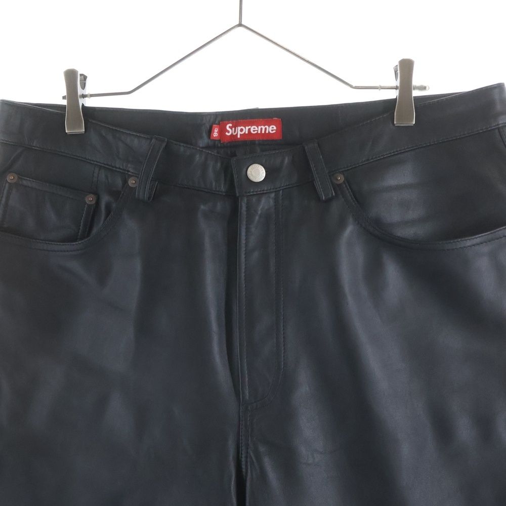 SUPREME (シュプリーム) 24SS Baggy Leather Short バギー レザー 