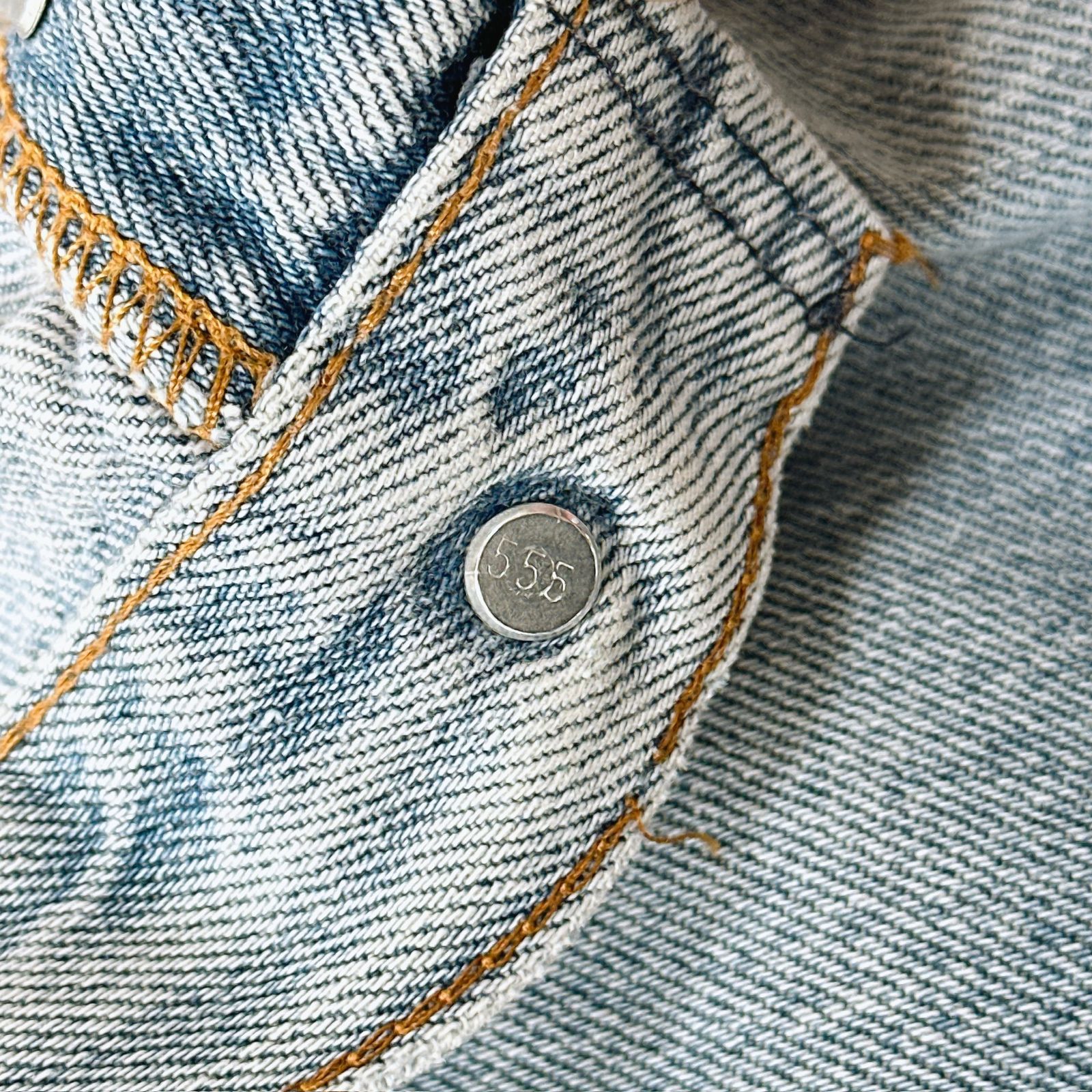 希少バレンシア製】80s リーバイス 501 刻印555 内股シングル ハチマル