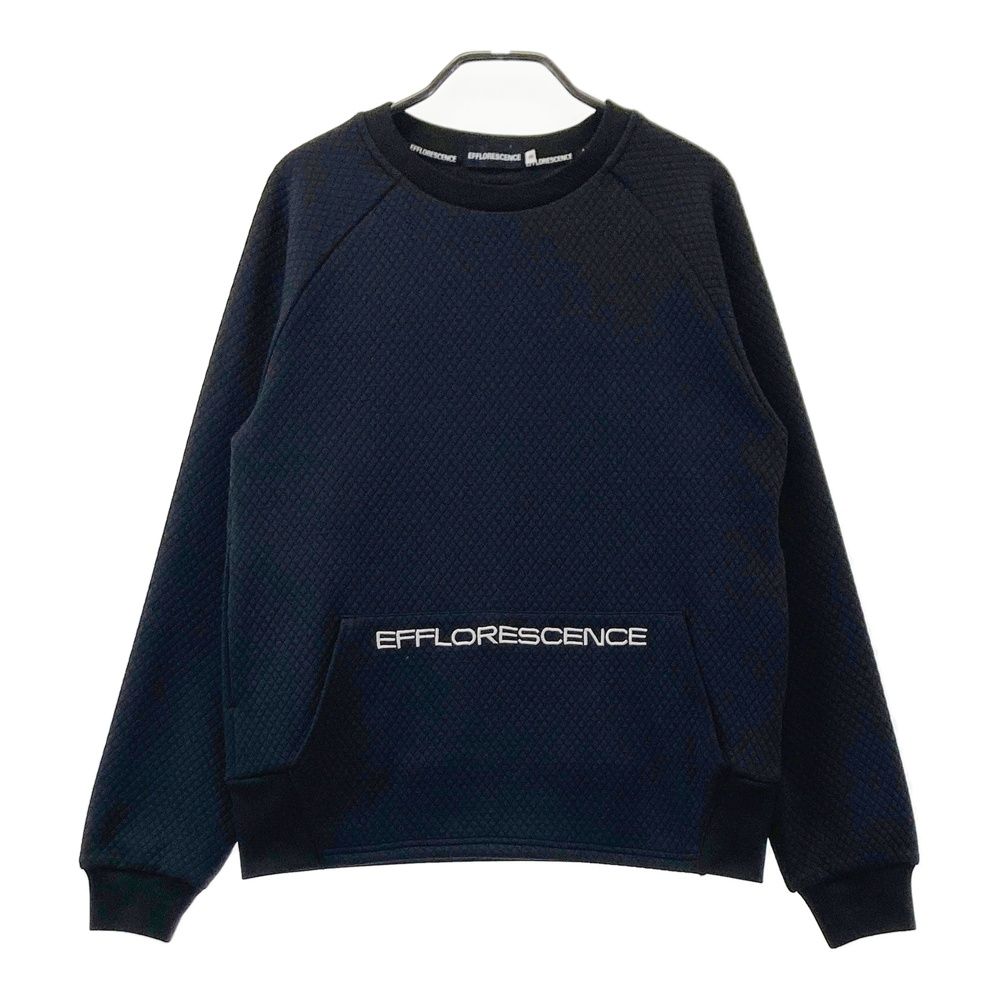 サイズ：S EFFLORESCENCE エフロレッセンス 長袖スウェット ダイヤ柄 