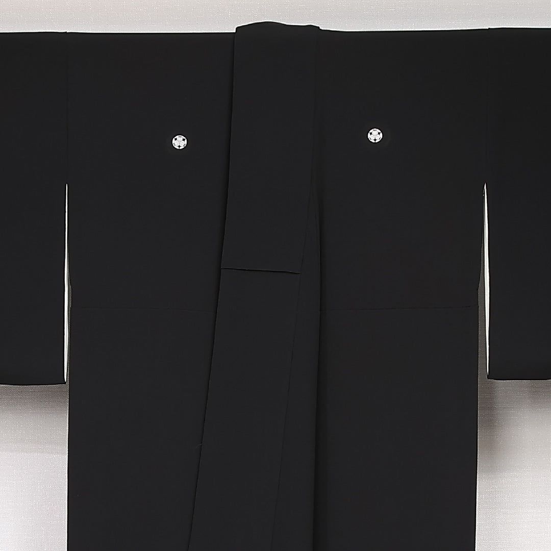 黒留袖（千總） 五つ紋 三つ橘 身丈160cm 裄丈66cm Aランク 正絹 袷