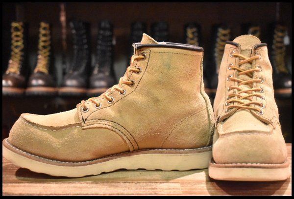 7.5E 良品 犬タグ復刻 18年】レッドウィング 8173 スエード アイ