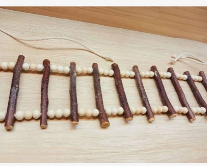 324 吊り橋 はしご 止まり木 バードトイ インコ 小動物 - メルカリ