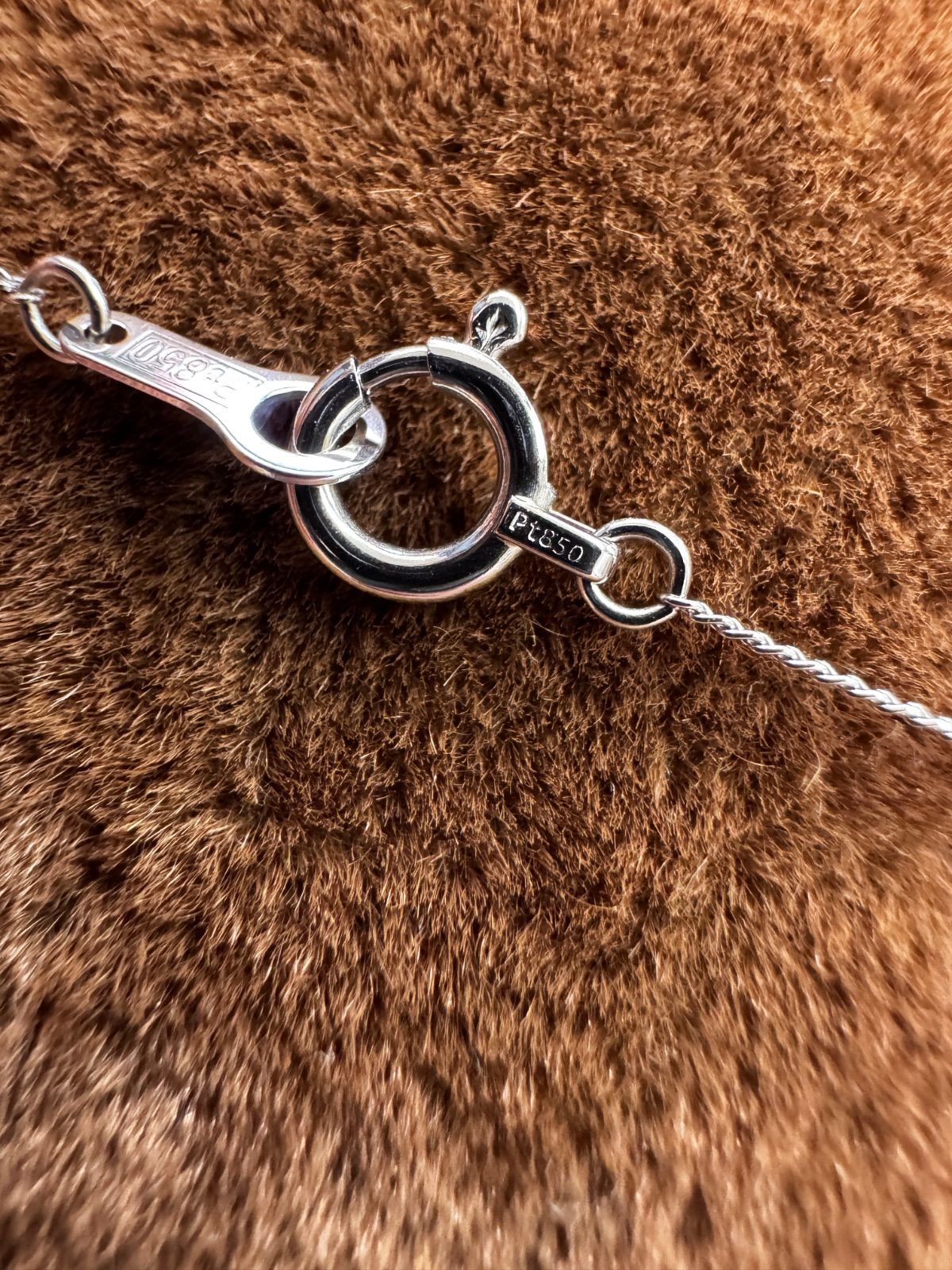 新品】☆PT850喜平ネックレス 【40cm】プラチナ つけっぱなし 極細 