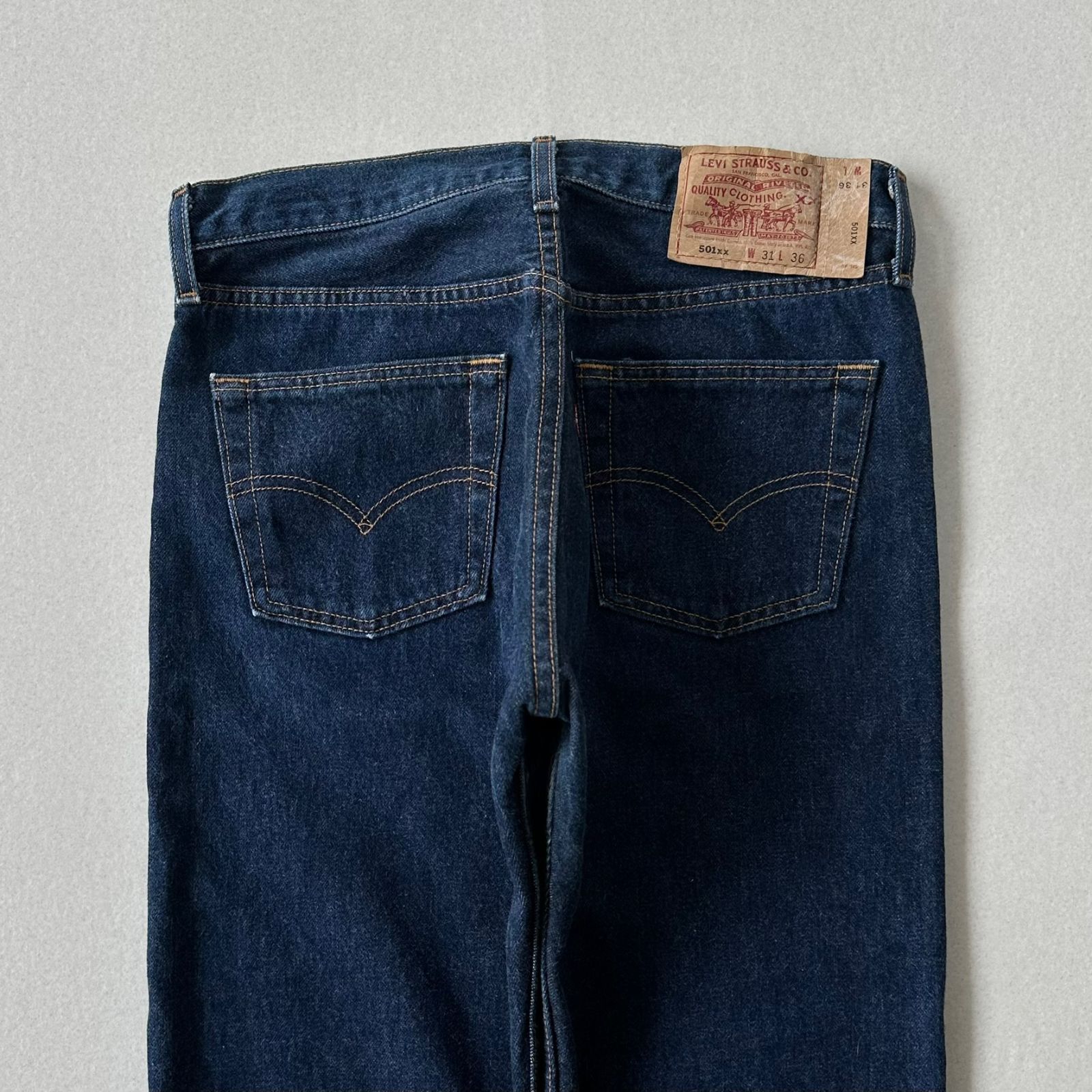 極上・毛羽立ち】90s USA製 リーバイス 501xx 刻印501 濃紺 W30相当