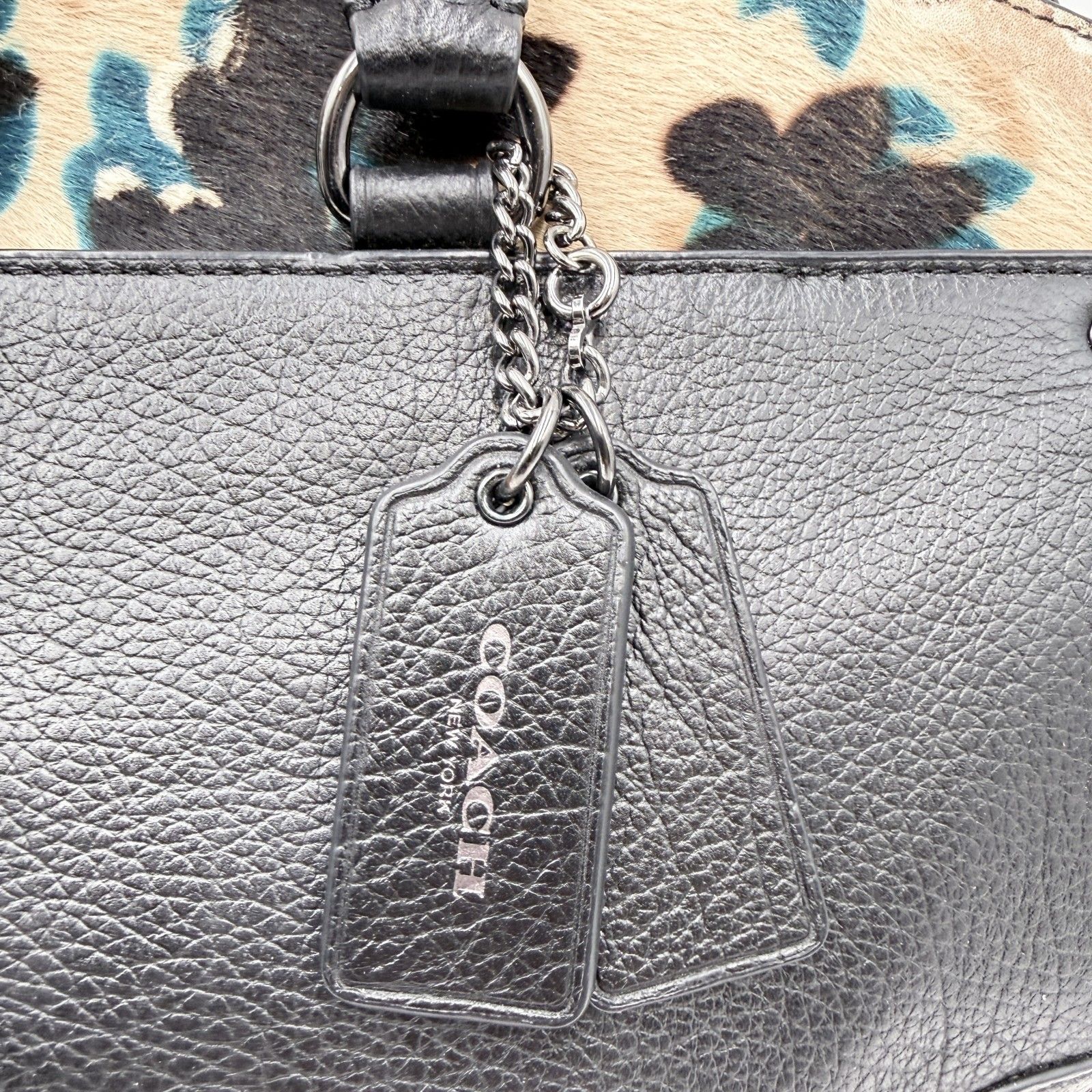 コーチ COACH パッチワーク レザー ショルダーバッグ サッチェル30 