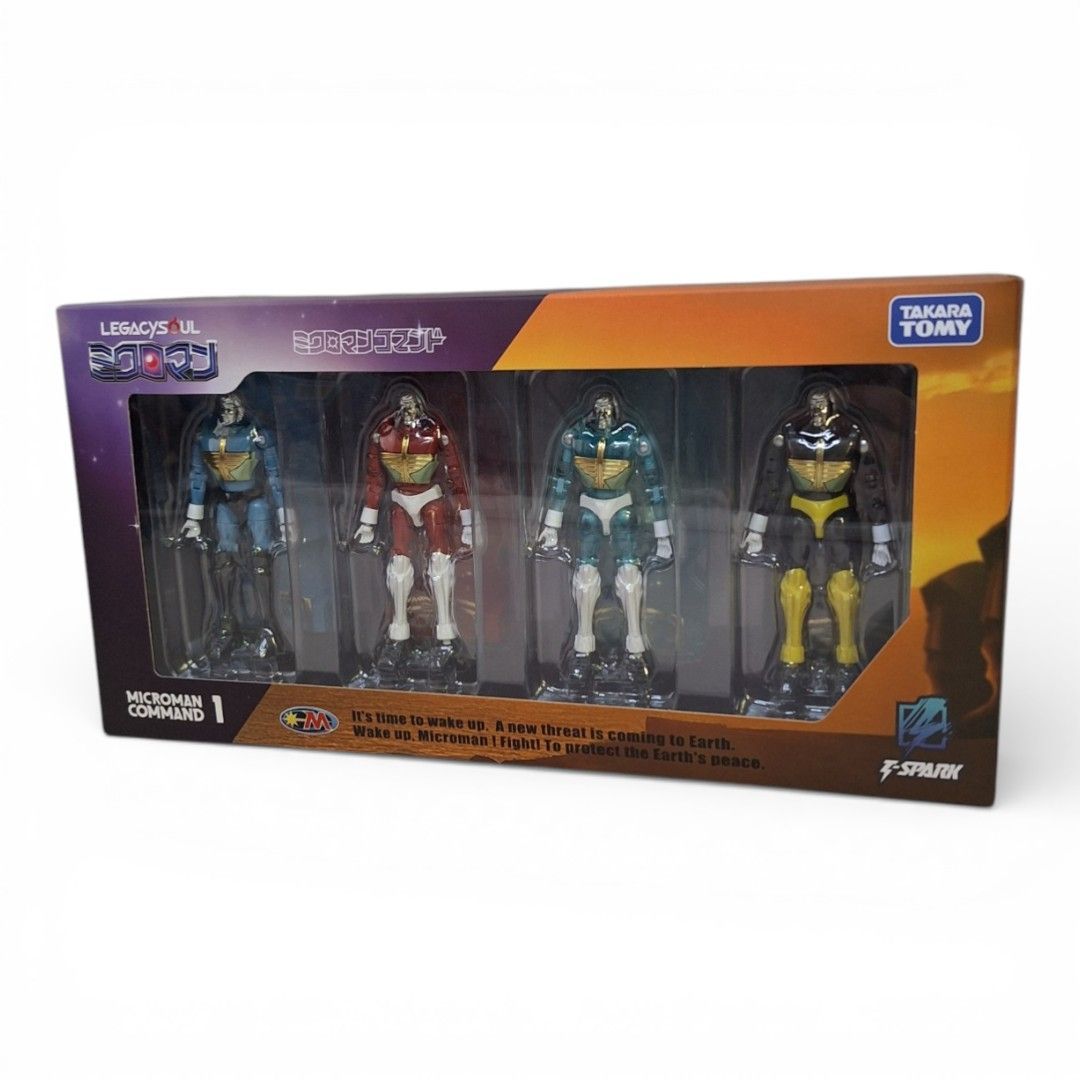 LEGACYSOUL ミクロマン コマンド1号4体セット - メルカリ