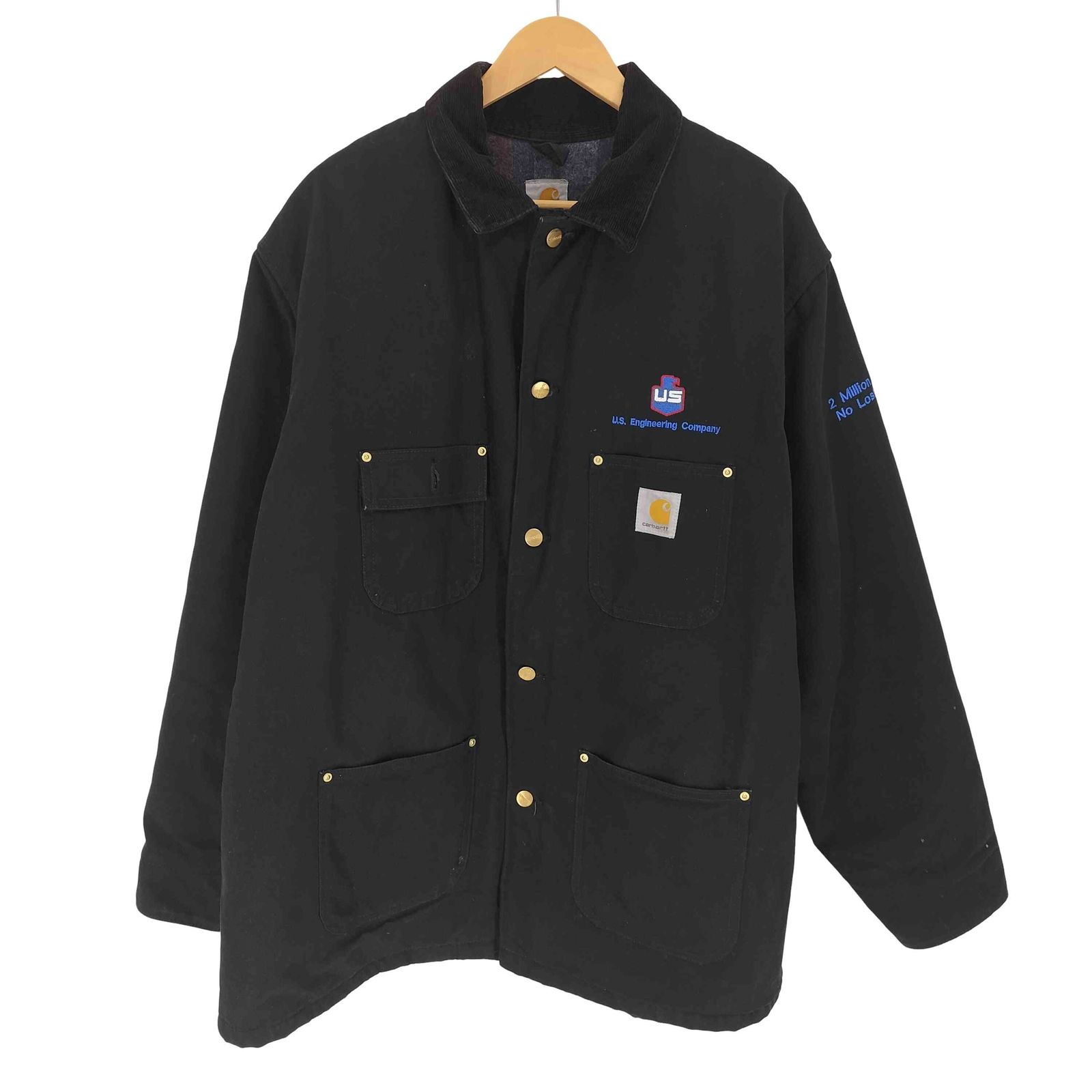 カーハート Carhartt 00S メキシコ製 ロゴワッペン 企業ロゴ刺繍 裏地