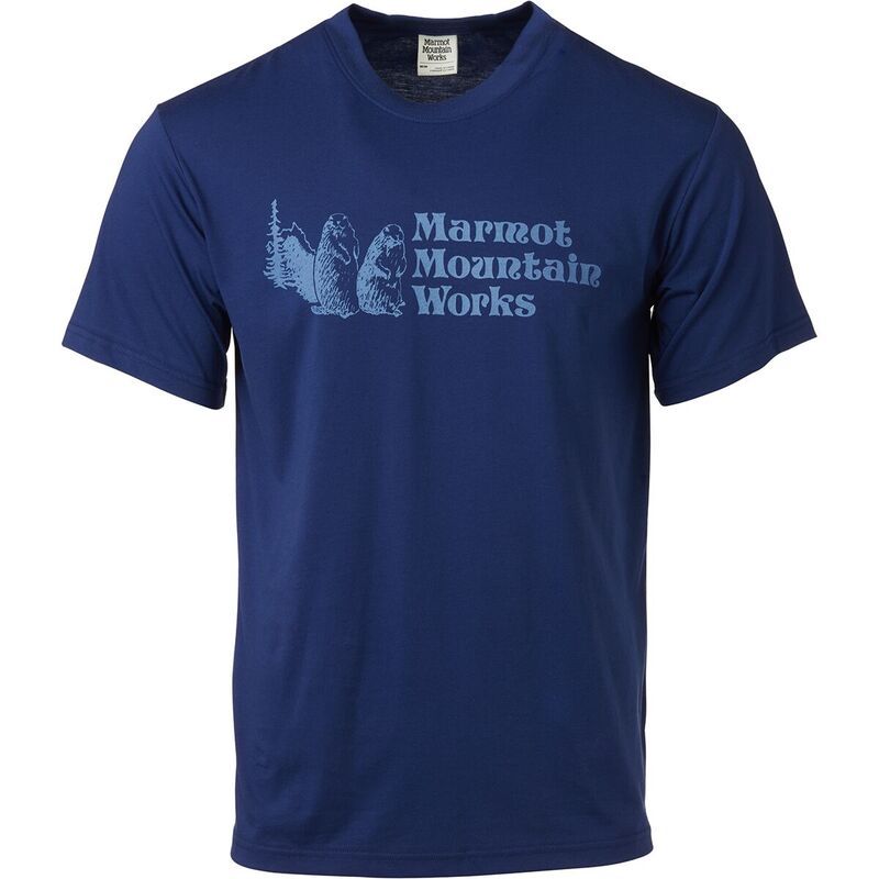 マーモット メンズ トップス Tシャツ Marmot MMW Heavyweight TShirt Mens White ホワイト