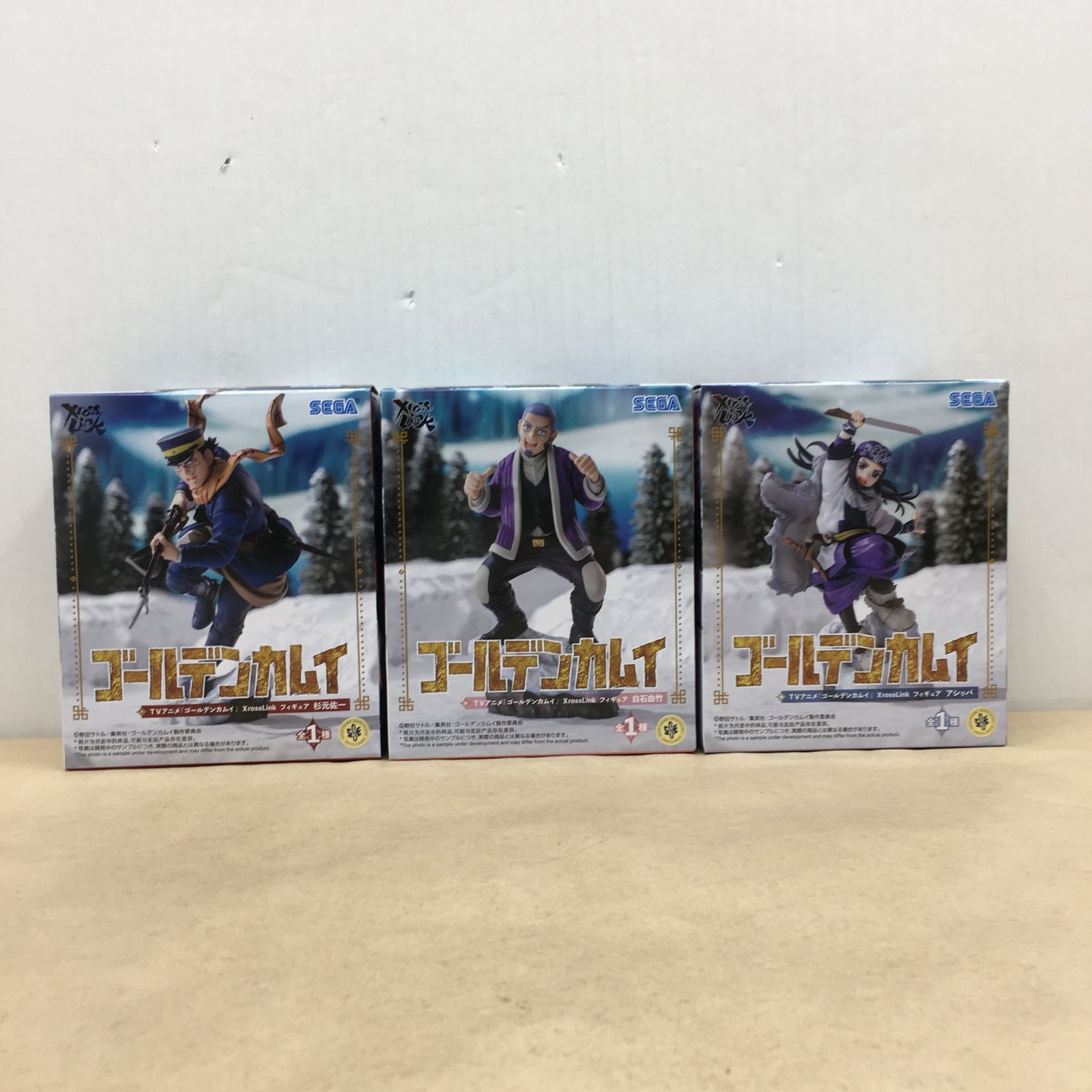 未開封 TVアニメ ゴールデンカムイ XrossLink フィギュア 杉元 白石