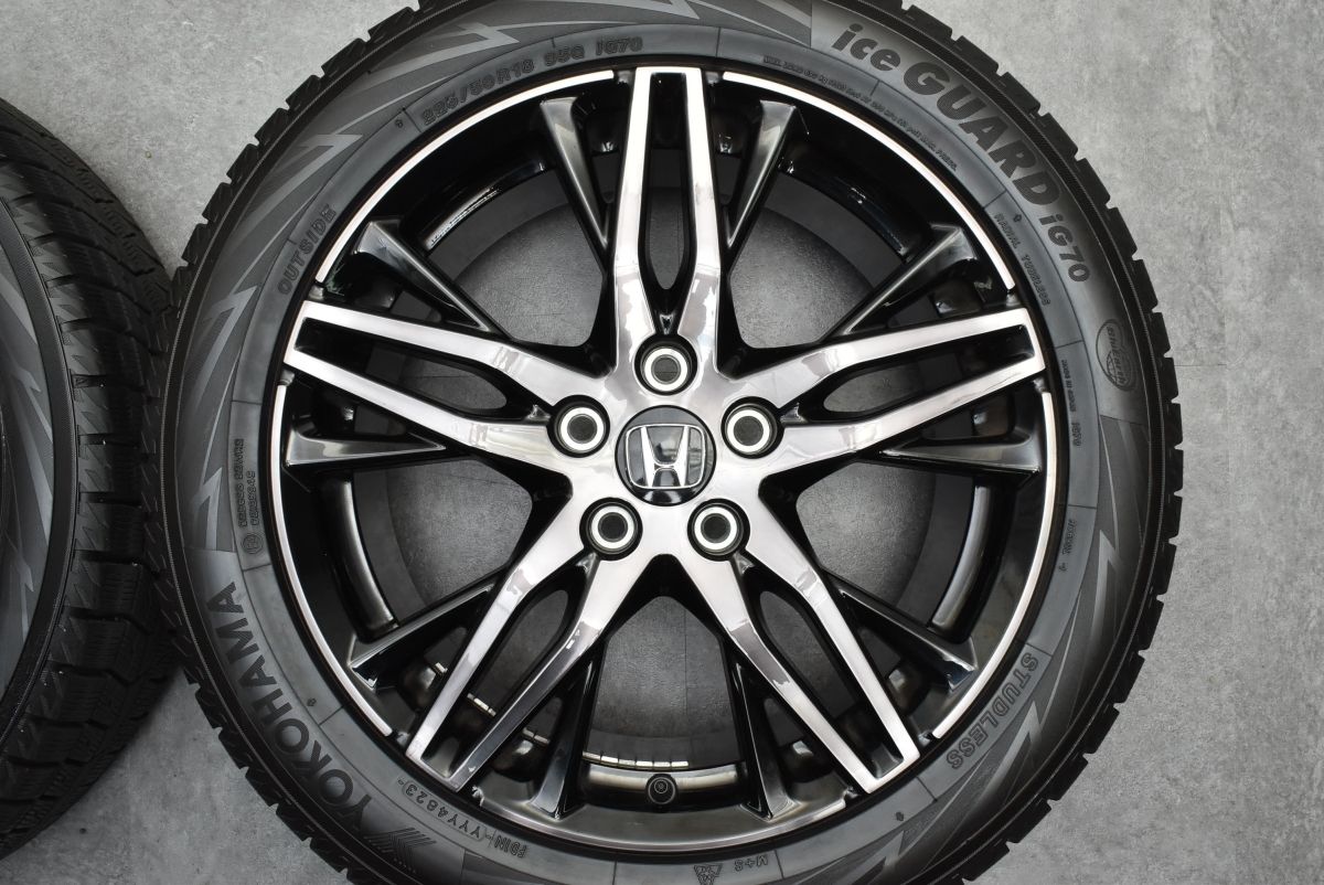 バリ溝ホンダ RC系 オデッセイ 純正 18in 7J +55 PCD114.3 ヨコハマ
