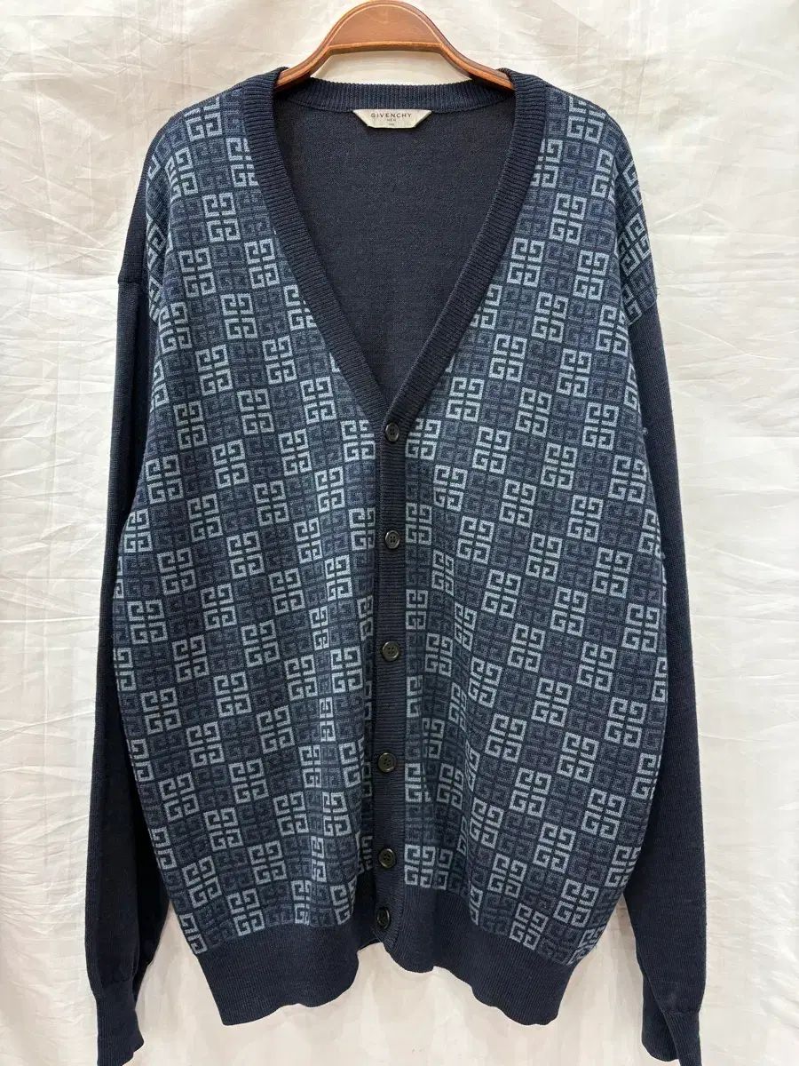 ジバンシィ メンズ パータン カーディガン ネイビー 100サイズ (正規品)