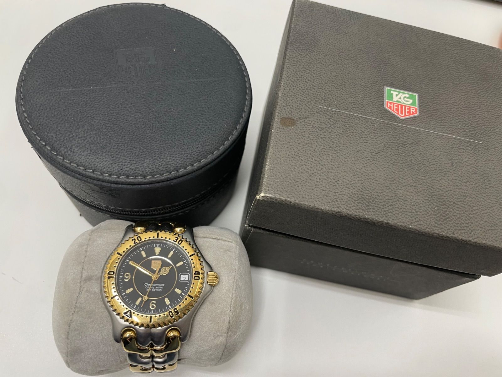  タグホイヤー WG5122-PO 自動巻き クロノメーター 不動 ボタンダウン 自動巻き時計 腕時計(アナログ)