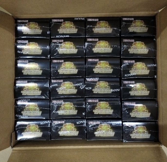 遊戯王 クォーター センチュリー アート コレクション カートン 開封品