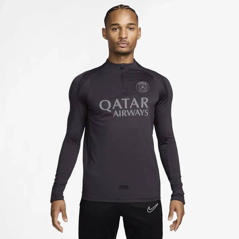 【送料無料・匿名配送】Nike ナイキ Jordan ジョーダン PSG パリ・サンジェルマン ドリルトップ 25/26 4th 黒 グレー 練習着 新品 正規品 日本未発売