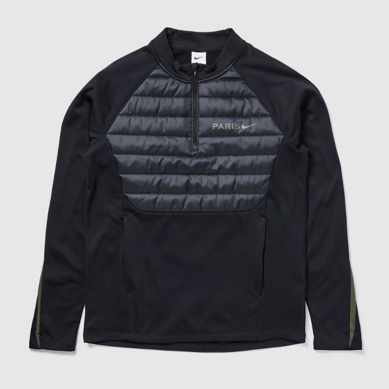 【送料無料・匿名配送】Nike ナイキ Jordan ジョーダン PSG パリ・サンジェルマン ドリルトップ 25/26 冬用 防寒 カーキ 新品 正規品 日本未発売