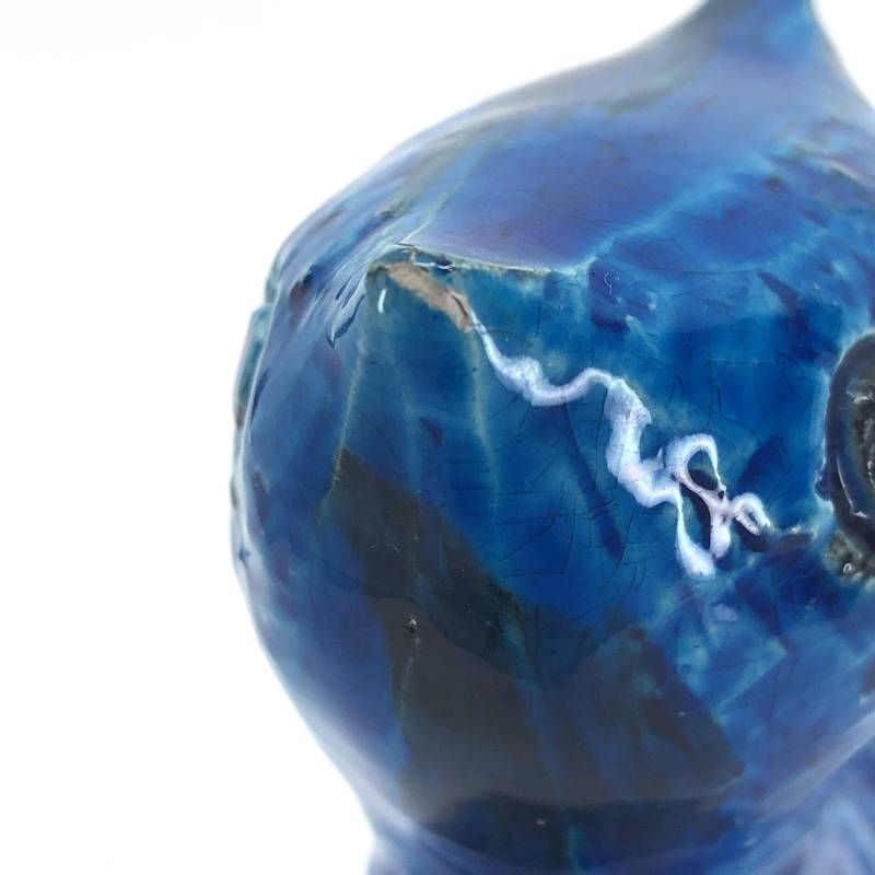  FLAVIA フラビア ビトッシ リミニブルー ネコ 猫 置物 陶器 コバルトブルー キッズ小物 置物 インテリア小物