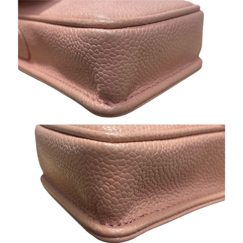 CHANEL シャネル マトラッセ フォンホルダー チェーン ゴールド金具 ピンク キャビアスキン ショルダーバッグ レディース 【中古】 12602K338 シャネルミニマトラッセ チェーンショルダーバッグ ピンク ゴールド