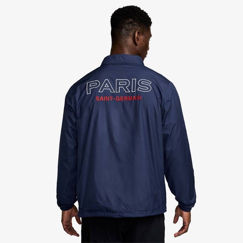 NIKE パリサンジェルマン/PSG ナイロンジャケット 2XLサイズ ネイビー 送料無料・匿名配送】Nike ナイキ PSG パリ・サンジェルマン コーチ