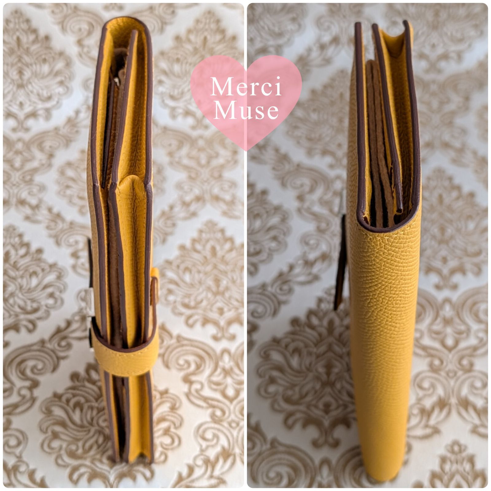 ❤お得なお品❤ベアンスフレ ジョーヌアンブルxシルバー金具 エルメス
