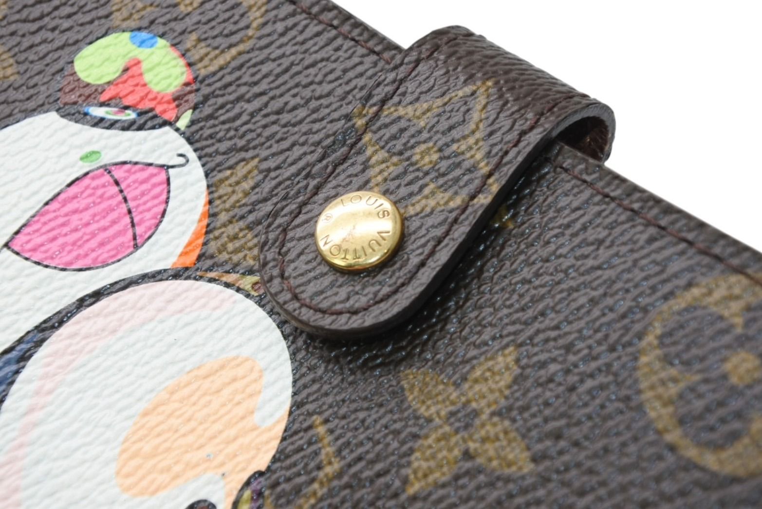 美品★ヴィトン 村上隆 コラボ 限定 手帳カバー アジェンダ パンダ ルイヴィトン モノグラム パンダ アジェンダPM 村上隆コラボ 手帳カバー