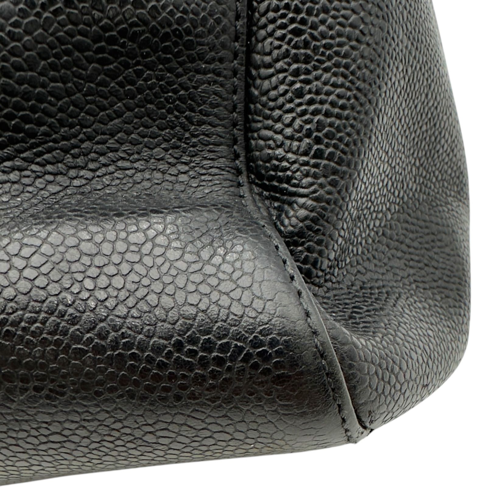 シャネル CHANEL デカココマークチェーントート ブラック ゴールド金具 