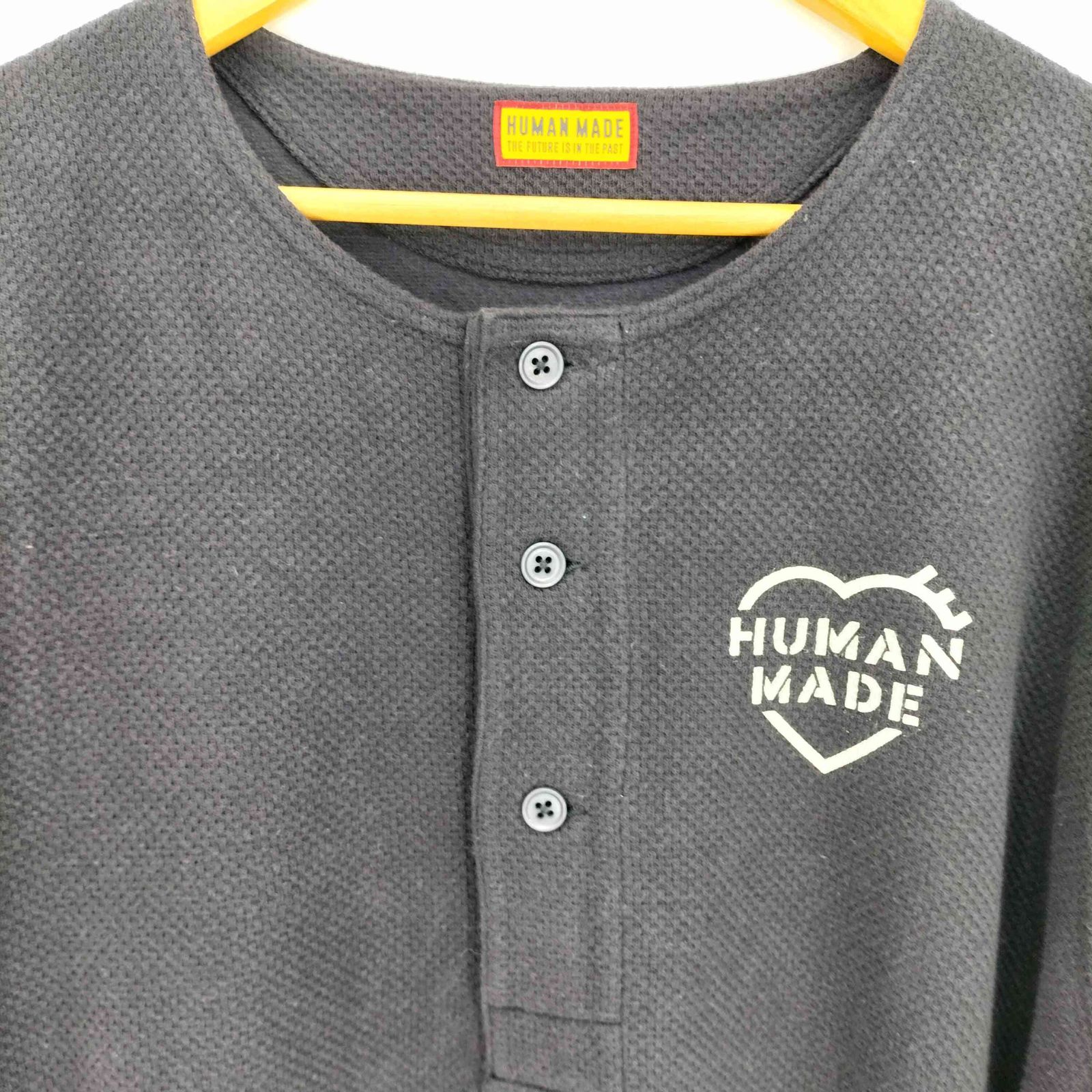 HUMAN MADE ヒューマンメイド HENLEY NECK L/S Tシャツ