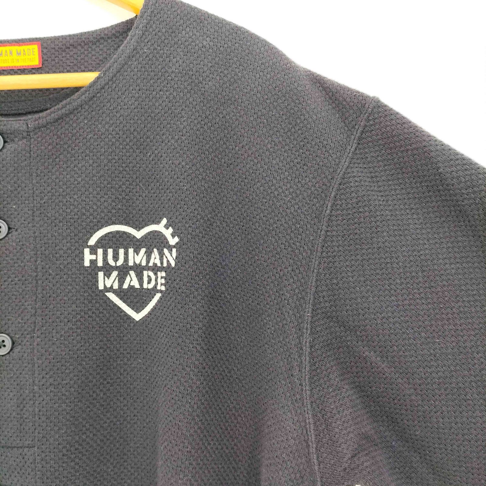 ヒューマンメイド HUMAN MADE 25aw HENLEY NECK L S T-SHIRT メンズ 