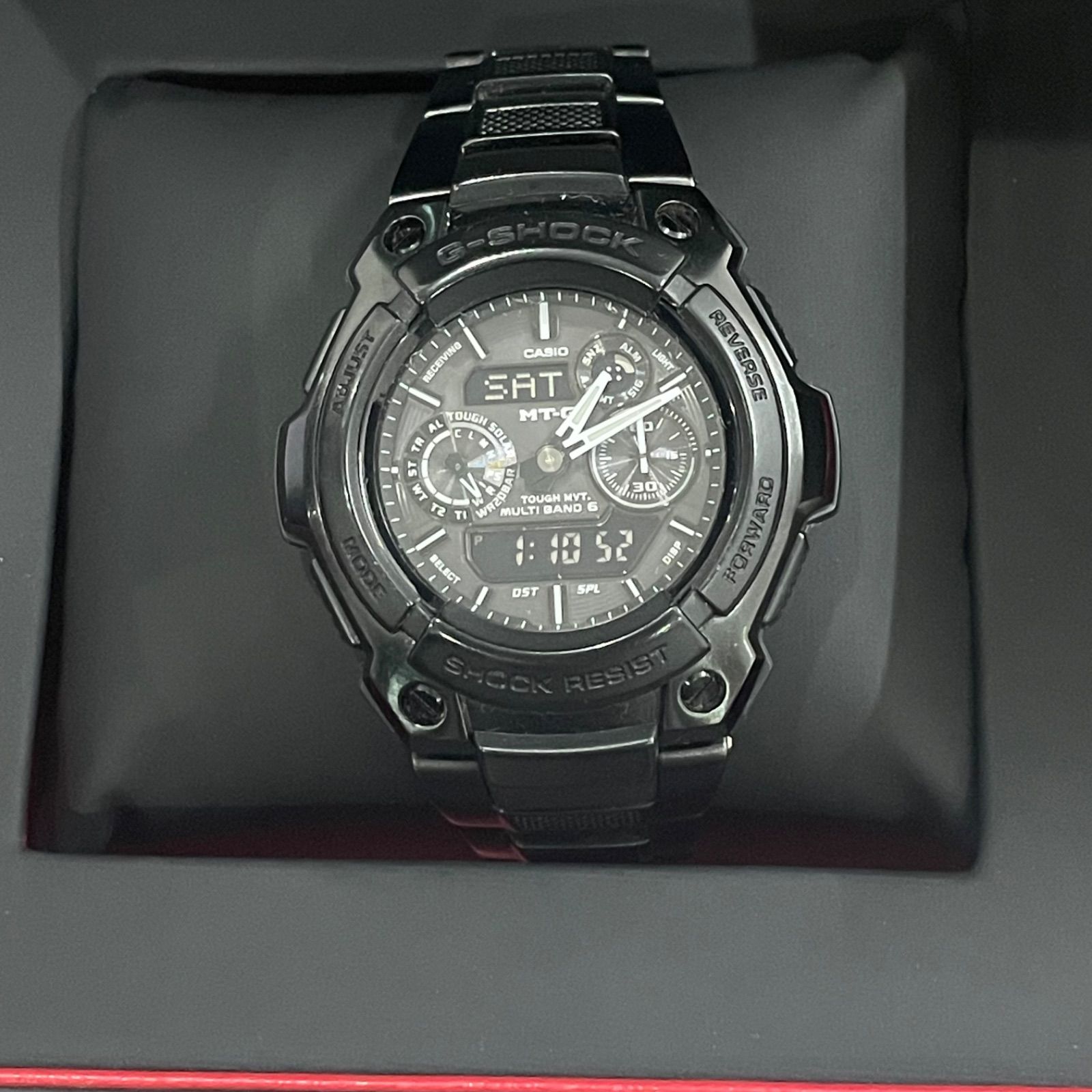 r)CASIO カシオ G-SHOCK MTG-1500B-1A1JF MT-G タフソーラー 電波受信