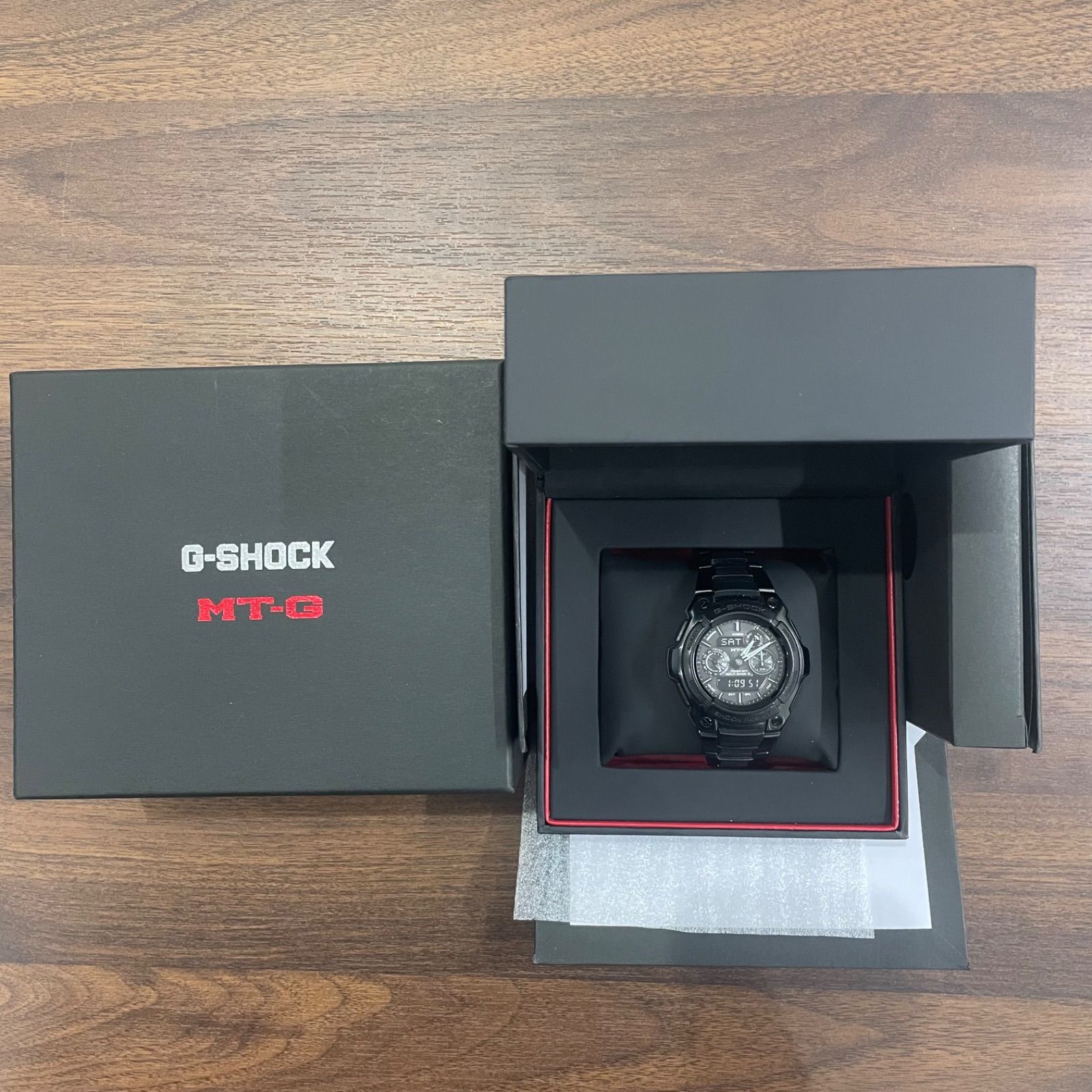 r)CASIO カシオ G-SHOCK MTG-1500B-1A1JF MT-G タフソーラー 電波受信