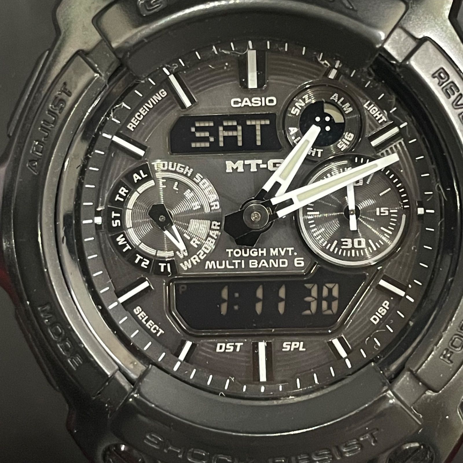 r)CASIO カシオ G-SHOCK MTG-1500B-1A1JF MT-G タフソーラー 電波受信