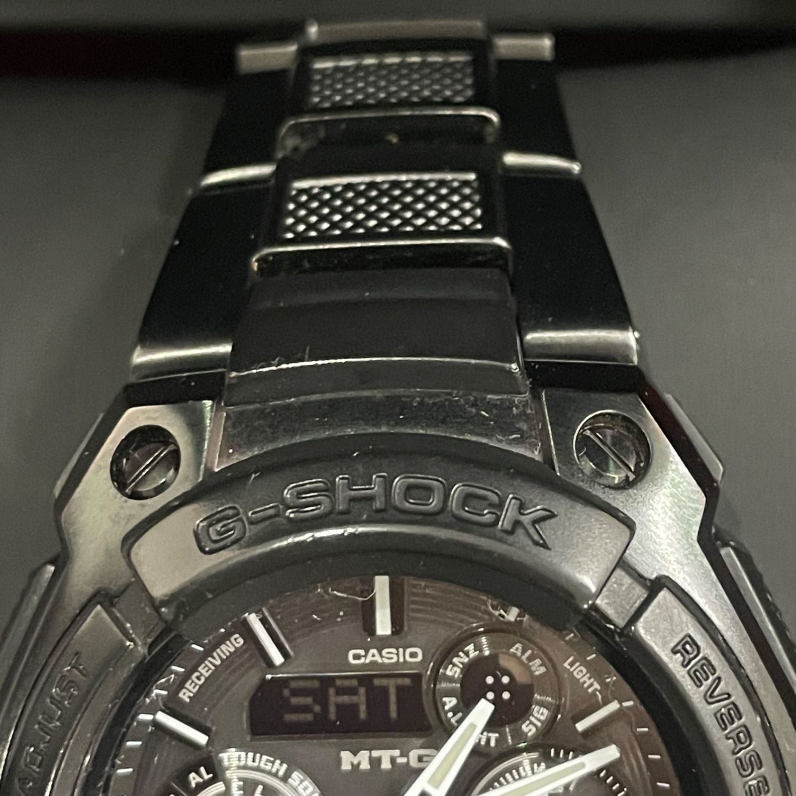 r)CASIO カシオ G-SHOCK MTG-1500B-1A1JF MT-G タフソーラー 電波受信