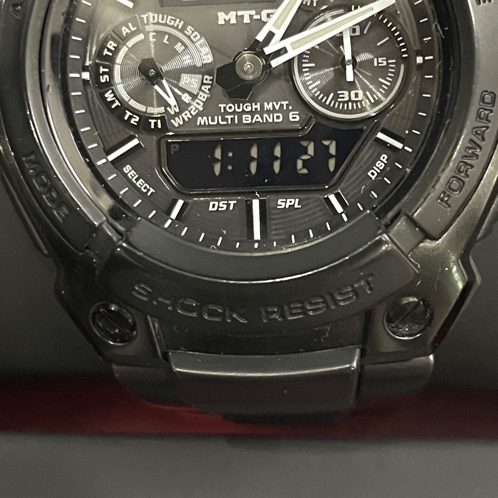 r)CASIO カシオ G-SHOCK MTG-1500B-1A1JF MT-G タフソーラー 電波受信