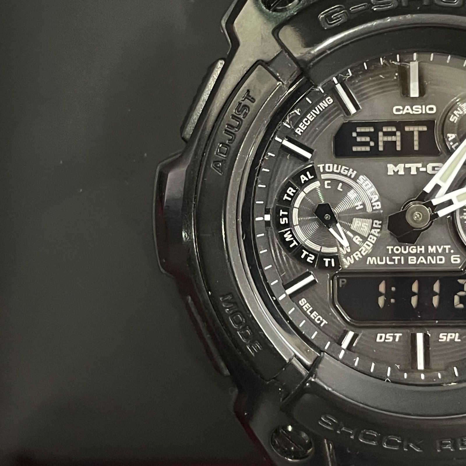 r)CASIO カシオ G-SHOCK MTG-1500B-1A1JF MT-G タフソーラー 電波受信