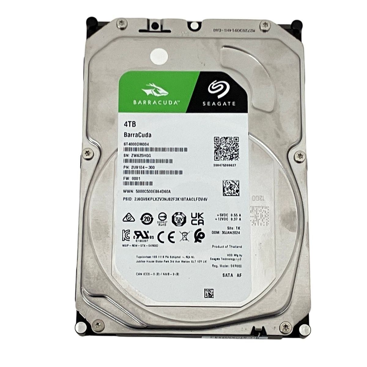 Seagate BarraCuda ST4000DM004 4tb 内蔵型hdd Seagate 4TB BarraCuda