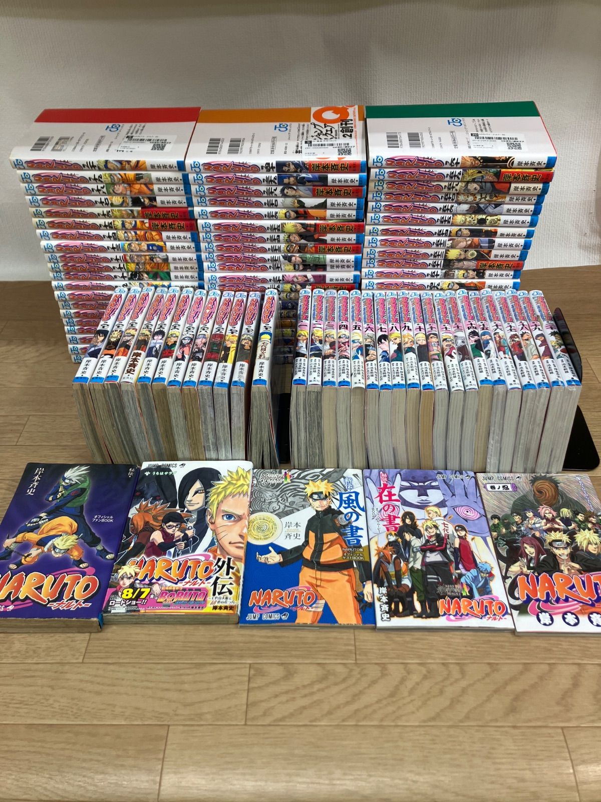 ★NARUTO 全72巻セット+ BORUTO ボルト、関連本20冊★ 漫画 ☆【未開封8冊】NARUTO-ナルト- 全72巻 ＋ BORUTO ボルト 全20