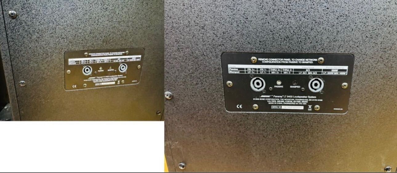 BOSE LT9403 フルレンジ スピーカーペア Panaray Loudspeaker System