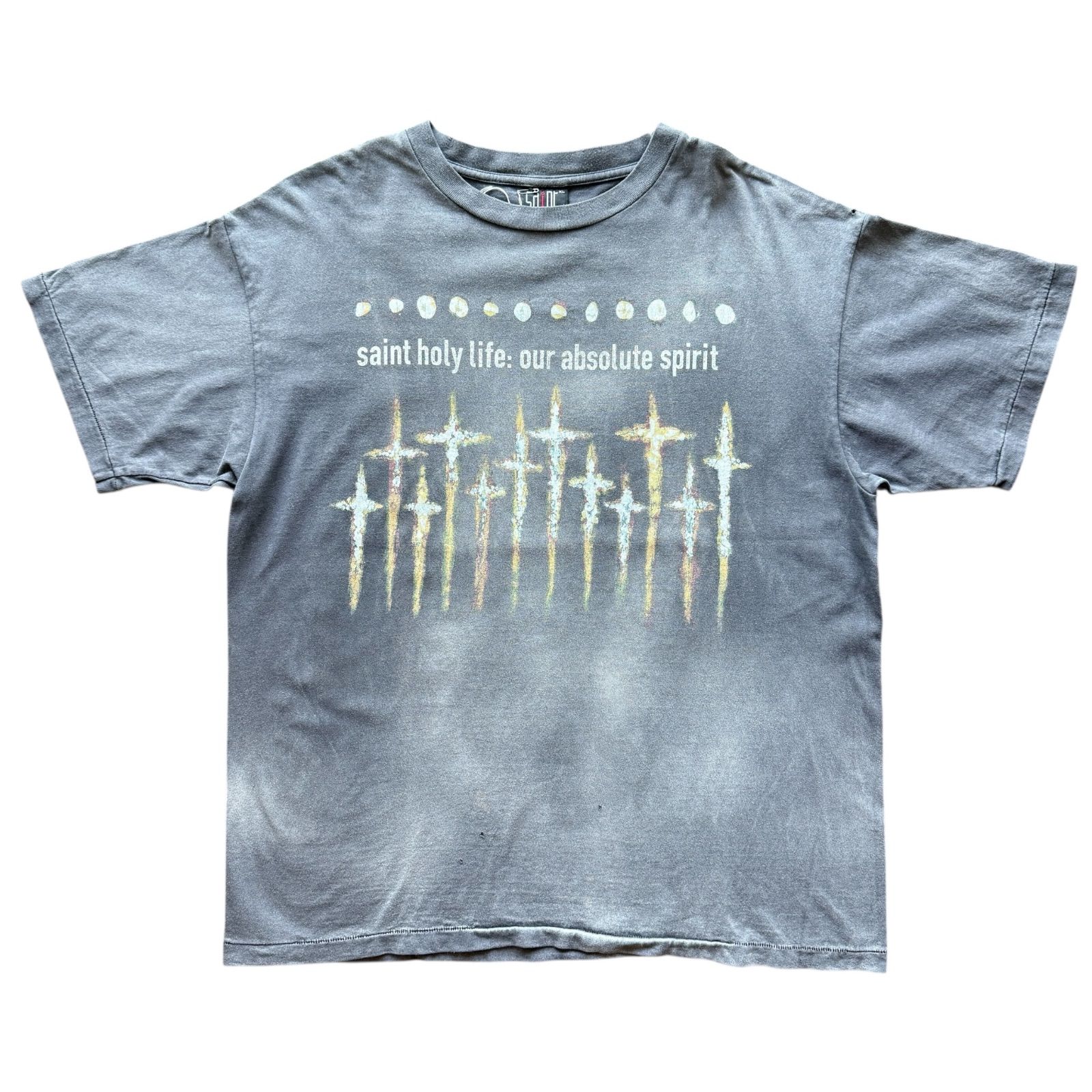 SAINT MICHAEL x FORSOMEONE GOD FS_SS TEE Black XL SM-A23-0000-C09 