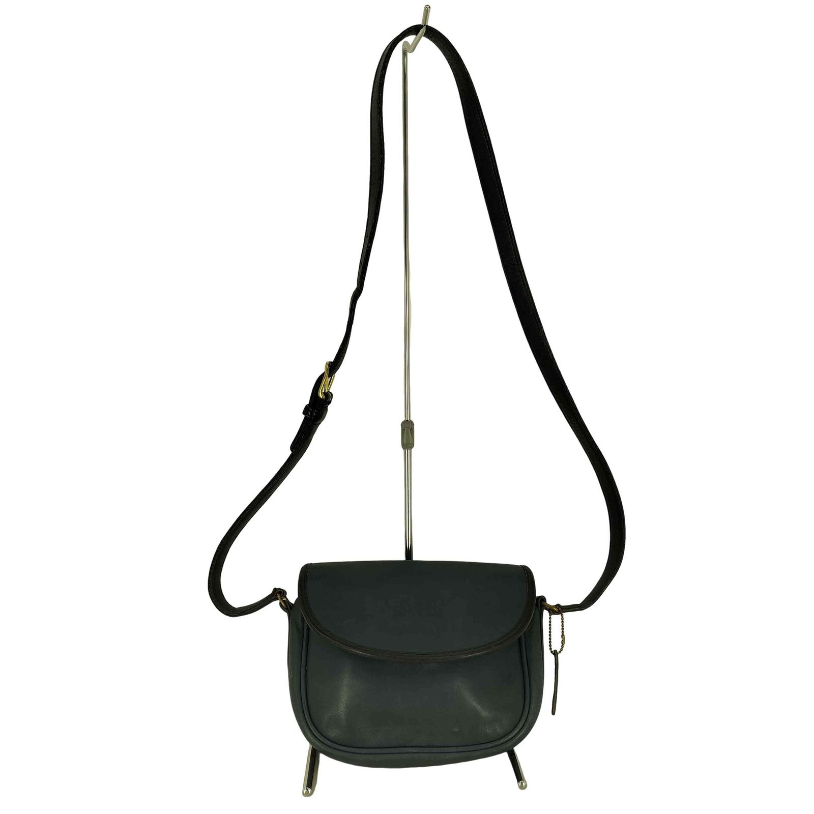 COACH ♪COACH/コーチ ショルダーバッグ レザー ラージ ネイビー 