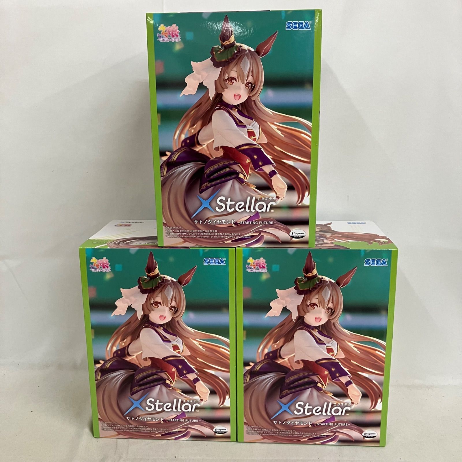 サトノダイヤモンド フィギュア 未開封 未開封 ウマ娘 XStellar サトノダイヤモンド フィギュア 3個セット