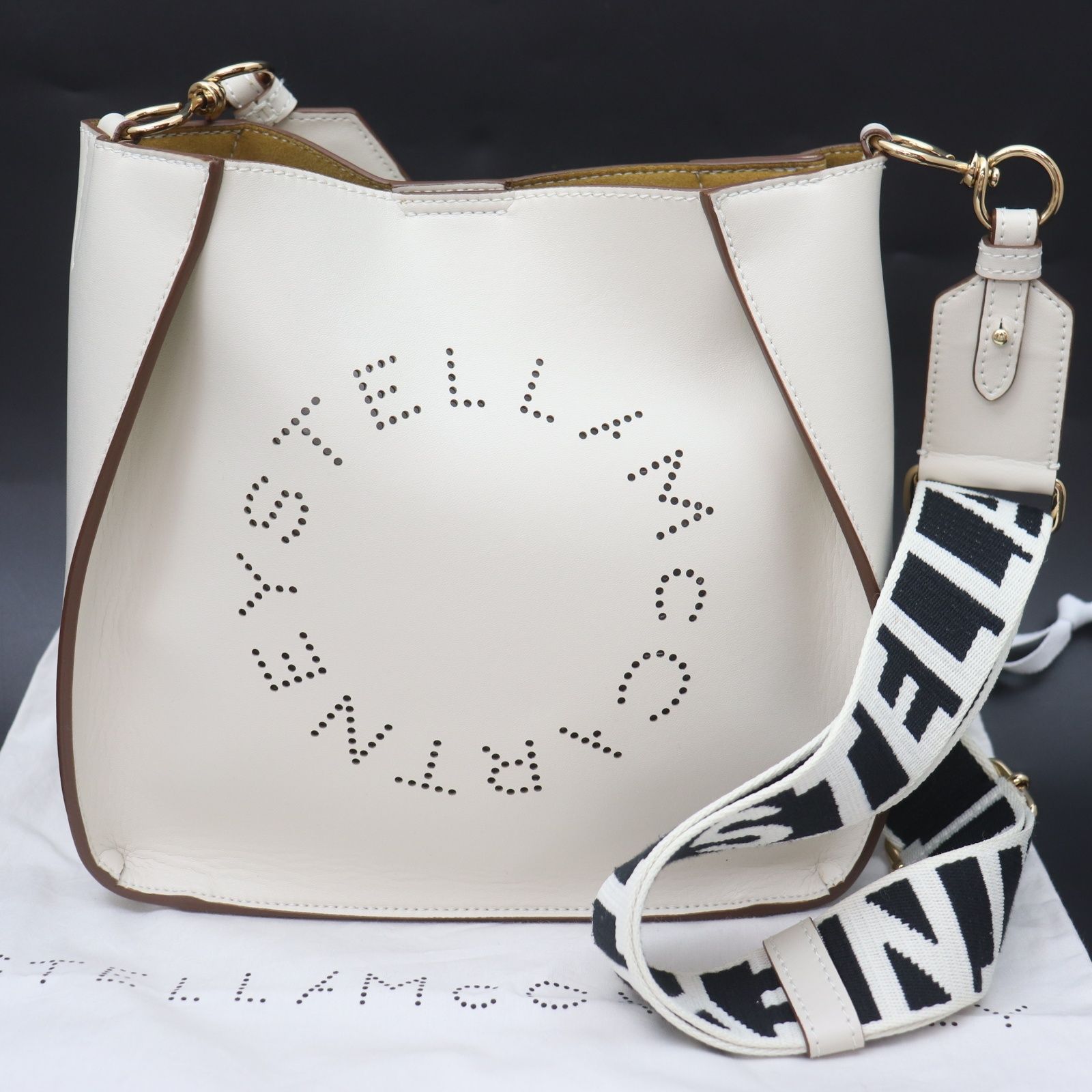 IT6RZFH56YMA STELLA MCCARTNEY ステラマッカートニー ショルダーバッグ ベージュ オフホワイト ショルダーストラップ バッグ 鞄 IT6RZFH56YMA STELLA MCCARTNEY ステラマッカートニー ショルダー