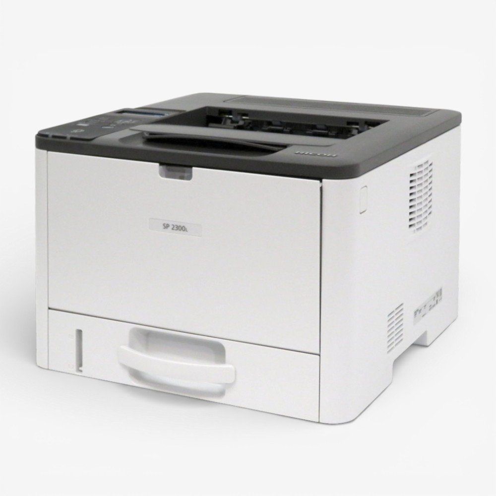 中古】リコー レーザープリンター SP 2300L ホワイト モノクロ専用