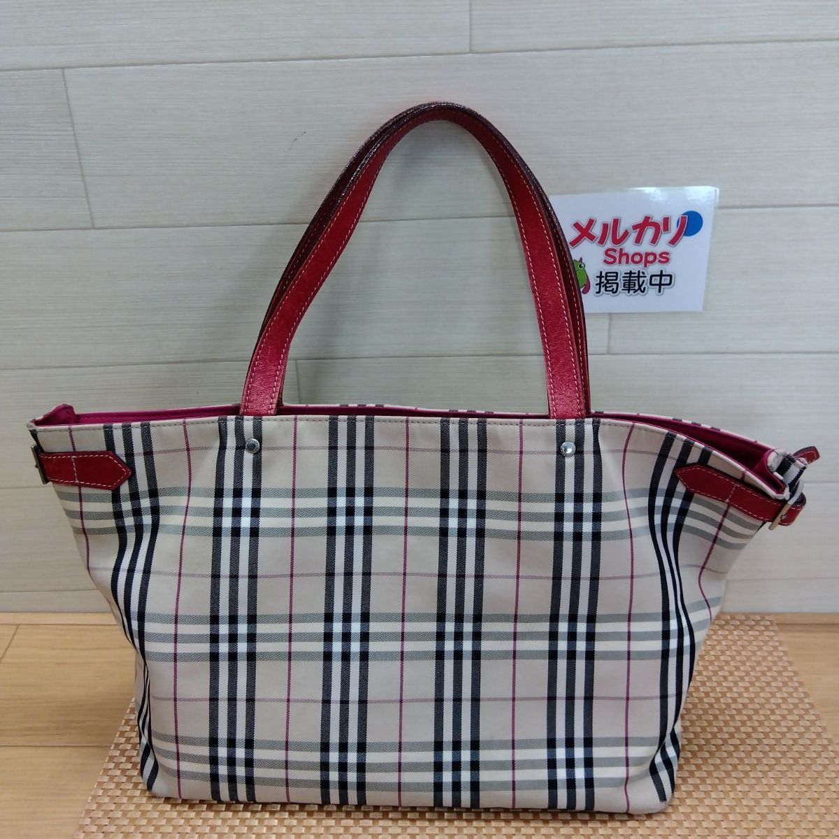 BURBERRY BIUE LABEL （バーバリー・ブルーレーベル）トートバッグ 