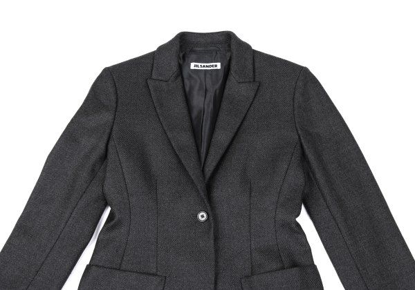 ジルサンダーJIL SANDER カシミヤ混ウールテーラードジャケット ジルサンダーJIL SANDER カシミヤ混ウールテーラードジャケット