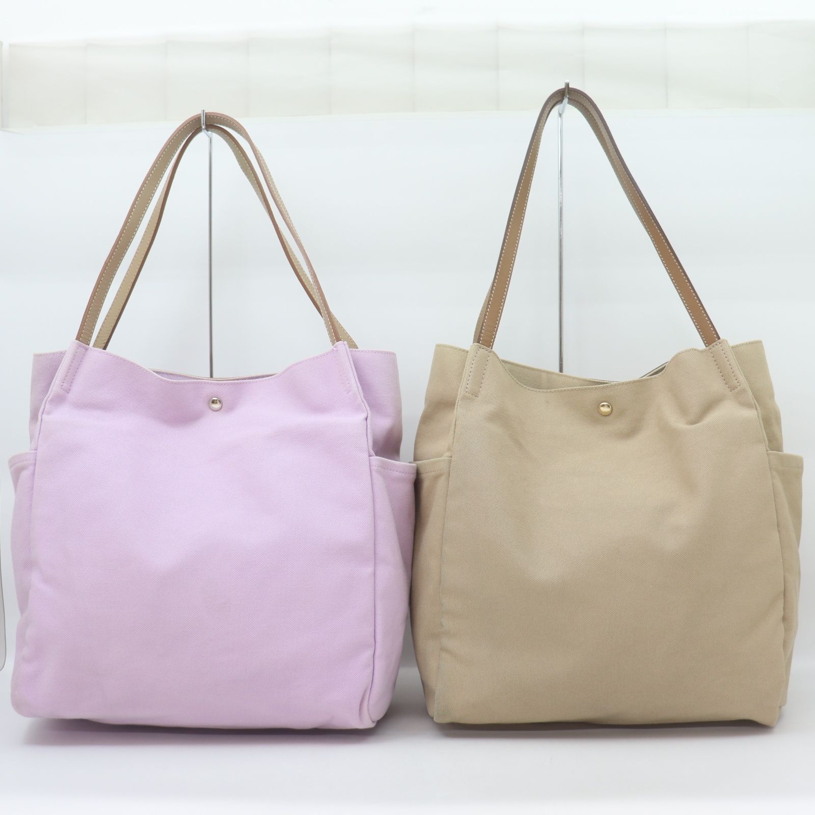 ITD9L60U6DFW LANVIN ランバン トートバッグ2点おまとめ ラベンダー 