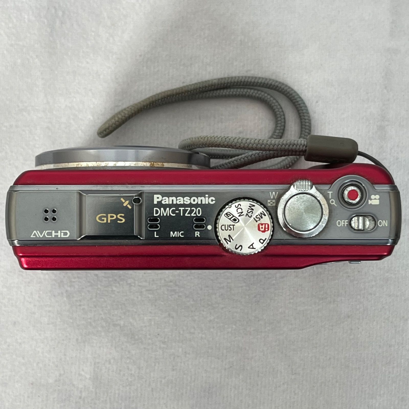 管2602-264】Panasonic パナソニック LUMIX DMC-TZ20 レッド