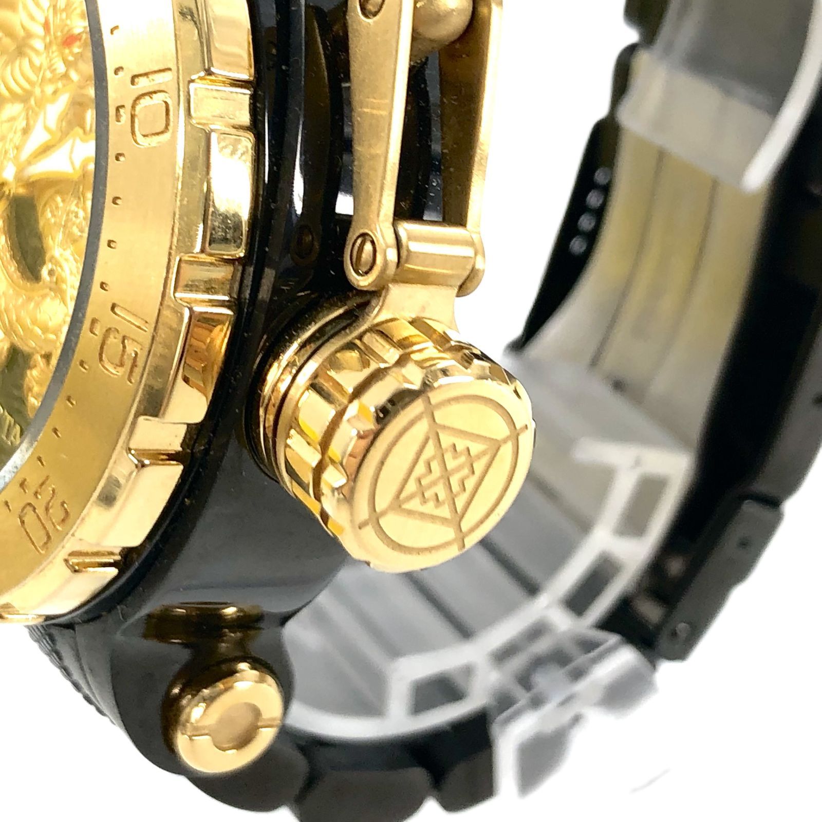 Invicta インビクタ SS/AT ドラゴン 26513 ゴールド文字盤 メンズ 